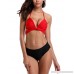 maysoul Womens Criss Cross Bikini Sets Two Piece Swimsuits Wrap Bathing Suits Red B07CSSL84P